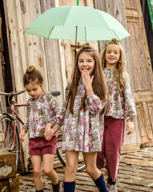 97. Marta Y Paula Coleção Hanoi | Vestido Bordeaux Estampado - Image 3