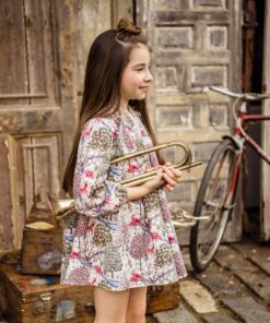 97. Marta Y Paula Coleção Hanoi | Vestido Bordeaux Estampado