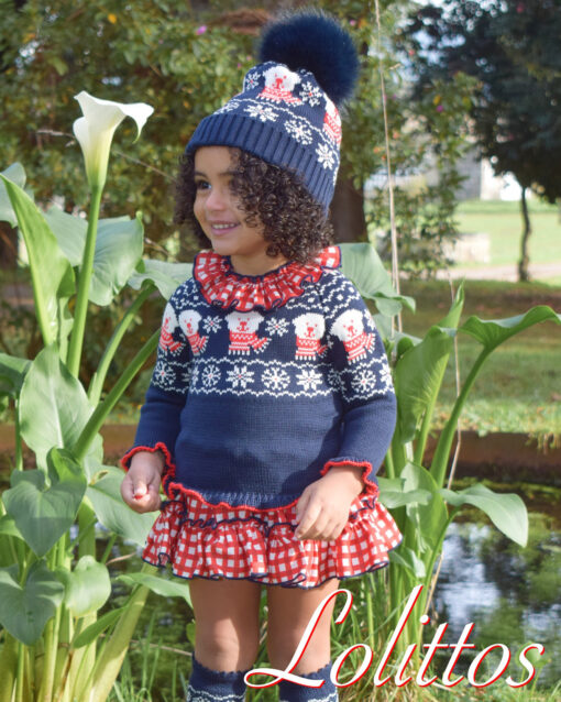 97. Lolittos Tema Siberia | Gorro Azul Marinho com Pelo - Image 2
