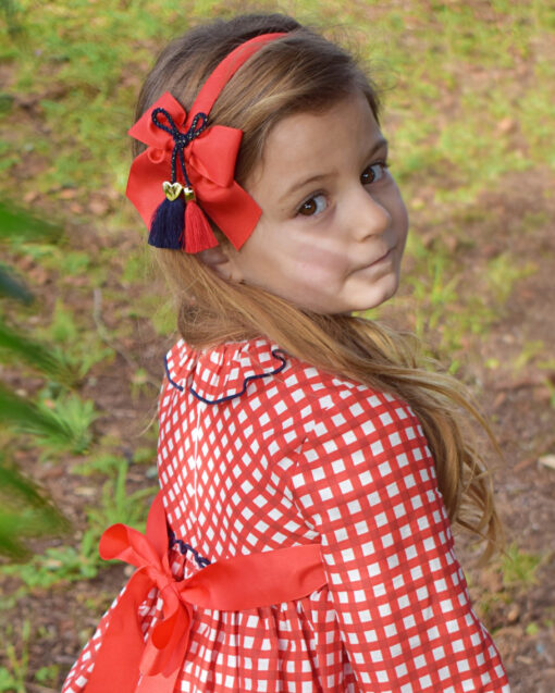 97. Lolittos Tema Siberia | Bandolete com Laço Vermelho