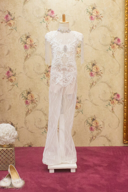 97. Debesos | Vestido Rosa Florido - Image 3